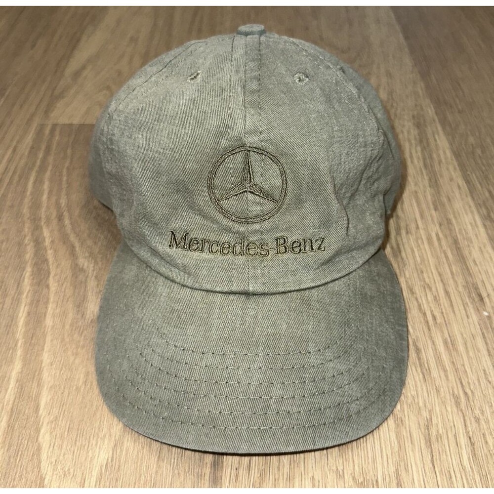 Vintage Mercedes Benz Baseball Cap Adjustable Made In USA